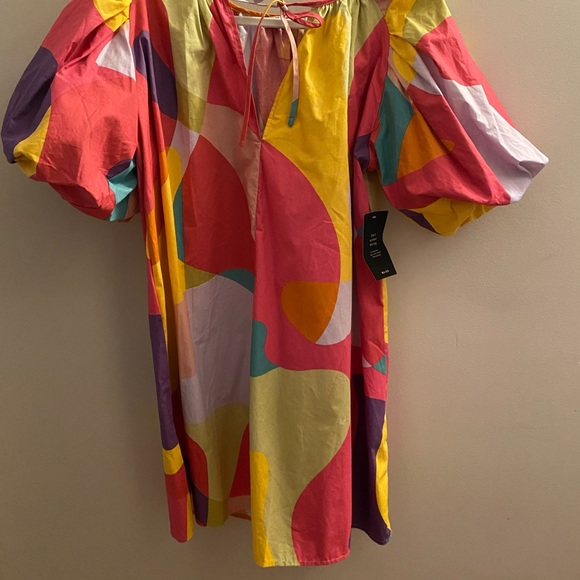 NA-KD Multi Colored Print Dress - Picture 4 of 6